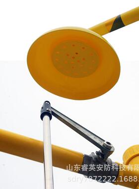 睿英验厂紧急喷淋洗眼器ABS塑料抗酸碱冲眼机工业用厂洗眼器急救