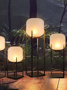 网红太阳能庭院灯草坪灯户外防水景观室外日式花园落地小品灯