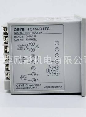 OBYB仪表TC4M-R1TC/Q1TC温控表智能数字显示PID调节温度控制器