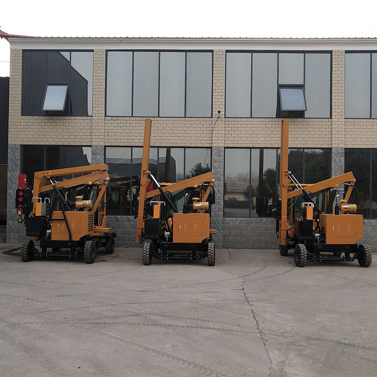 建筑工地护栏钻孔锤打式桩机一体  大型液压全自动旋转升降打桩,淘宝优惠券,粉丝福利购,淘宝优惠卷