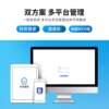 Face access control machine waterproof TTLOCK attendance fingerprint lock glass door office door lock Tongtong access control smart lock