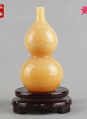 天然白玉葫芦招财纳福玄关摆件福禄寿喜招财纳福开运家居装饰品