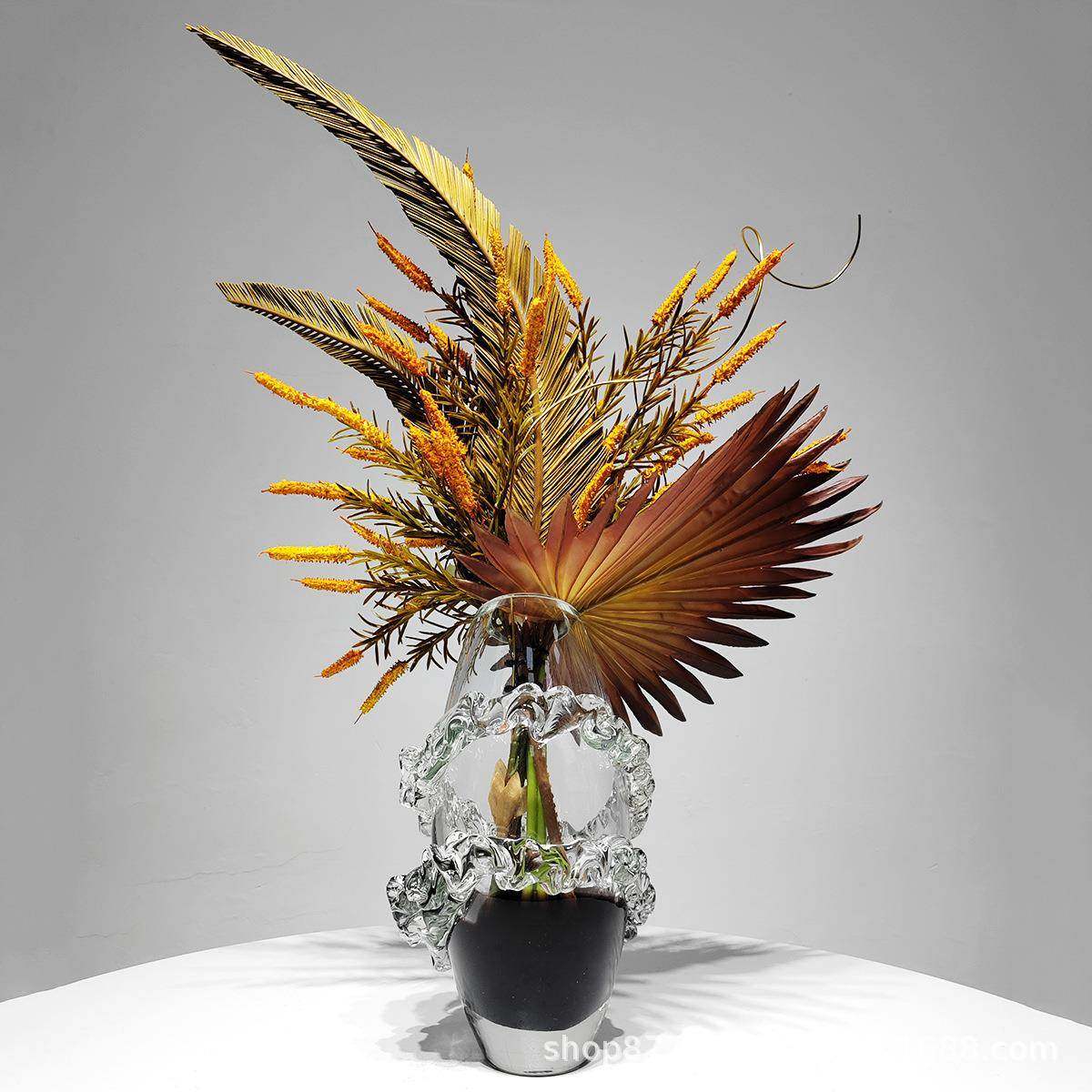 现代轻奢干花花瓶套装摆件客厅餐桌仿真花样板房间玄关电视柜摆设,淘宝优惠券,粉丝福利购,淘宝优惠卷