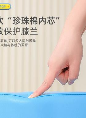 早教中心软组合宝宝亲子大厅室内爬滑感动训练软包滑梯儿童攀爬梯