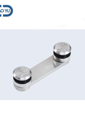 玻璃门配件304不锈钢玻璃固定件淋浴房玻璃门连接件五金