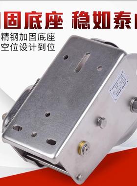 304不锈钢手动绞盘手摇绞车双向自锁卷扬机环保小型吊机现货
