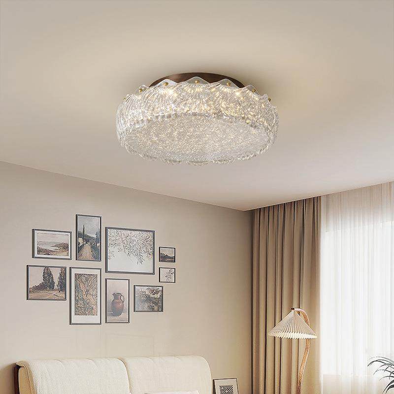 意式金箔高端贝壳卧室吸顶灯法式轻奢设计感大气护眼房间书房灯具,淘宝优惠券,粉丝福利购,淘宝优惠卷