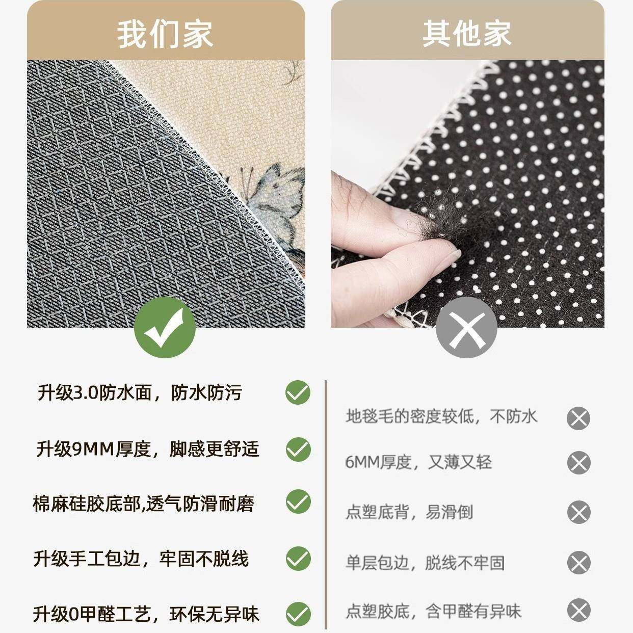 圆形地毯儿童房学习转椅写字台书桌电脑椅地垫卧室床边防滑毯垫子,淘宝优惠券,粉丝福利购,淘宝优惠卷