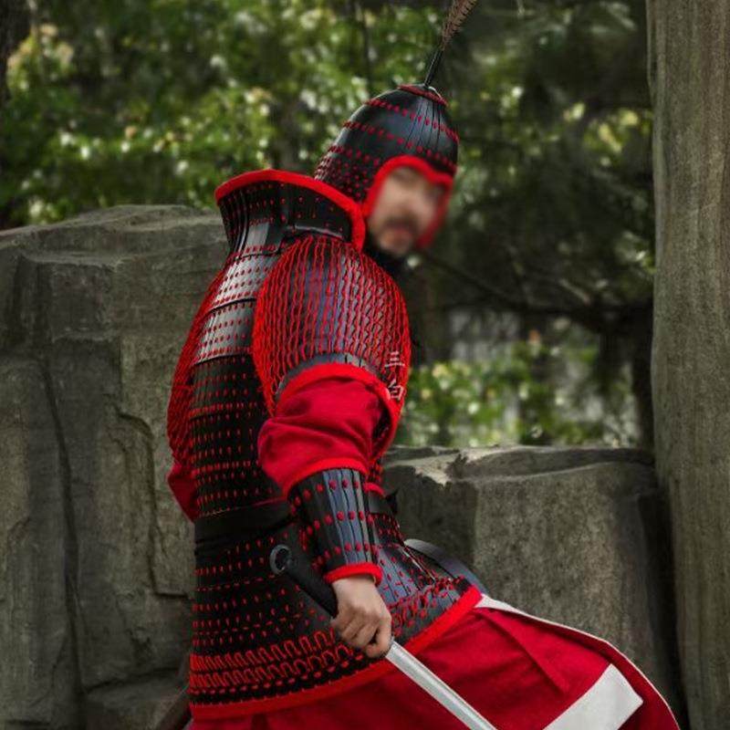 新款古代盔甲服装可穿表演服将军士兵演出服影视舞台演出衣服道具,淘宝优惠券,粉丝福利购,淘宝优惠卷