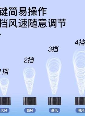 爆品挂腰风扇随身便携式夹腰间消暑降温高温作业室户外焊工地