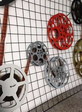 复古怀旧老电影胶片35毫米35mm胶片胶卷电影片夹创意道具摆件套装