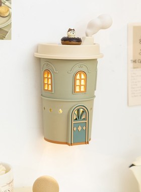 阿楹 复古玄关床头柜p小夜灯书房茶几稀奇古怪摆件好看520礼物