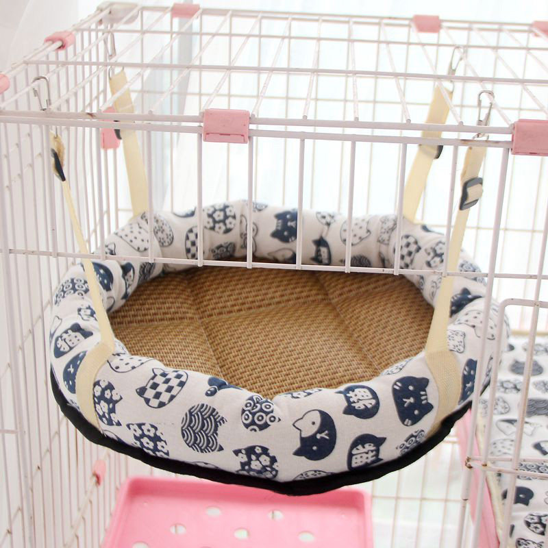 猫吊床挂窝夏季吊篮笼子内用猫床兔子龙猫凉窝悬挂式猫秋千夏宠物,淘宝优惠券,粉丝福利购,淘宝优惠卷