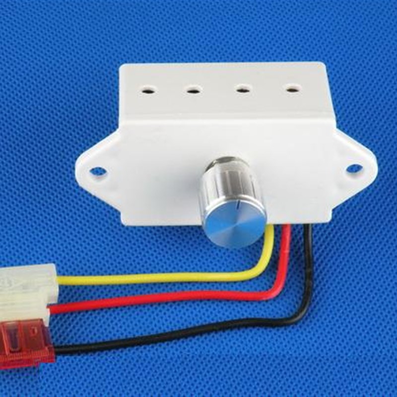 直流电机调速器0-12V-24V无极调速开关 汽车风扇调速直流马达变速 - 图2