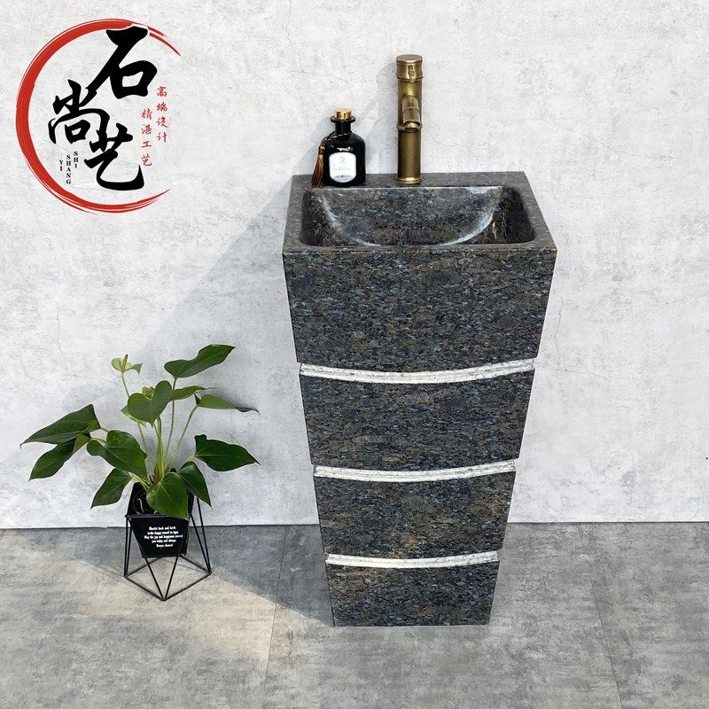 户外花园石材洗手台盆别墅庭院石头水池酒店落地大理石立柱洗手池,淘宝优惠券,粉丝福利购,淘宝优惠卷