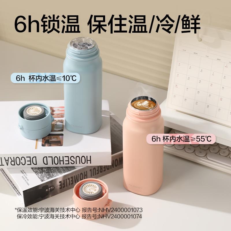 纽赛NS901弹盖保温杯380mL_SUS316L(杜若蓝)(个) - 图1