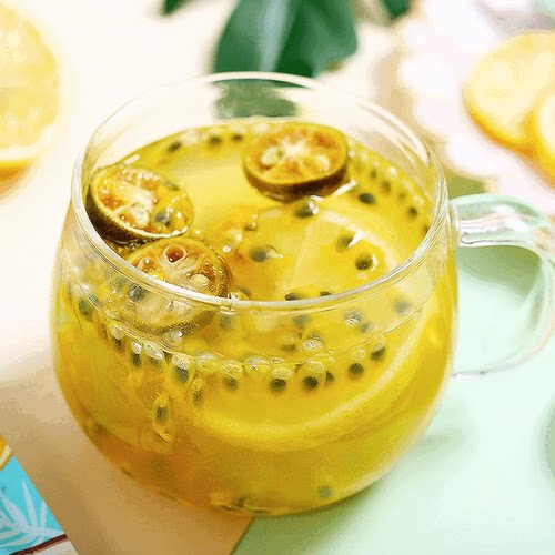 聚广德（JUGUANGDE）金桔柠檬百香果茶90g盒装水果茶花茶茶包蜂蜜 - 图2