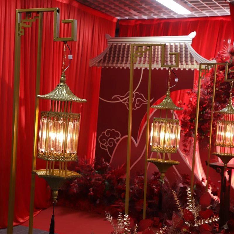 中式古风婚庆路引灯新款国风汉唐宫灯发光水晶灯笼婚礼现场装饰灯,淘宝优惠券,粉丝福利购,淘宝优惠卷