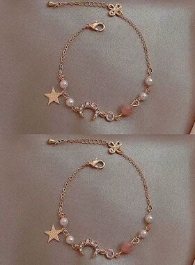 小红书同款星月手链女ins小众设计新款超仙气质手串夏季百搭手饰