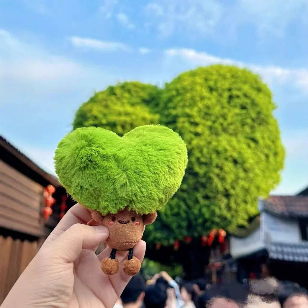福州三坊七巷吱吱叫爱心树挂件 拉绳款鱼丸爱心树钥匙扣 旅游,淘宝优惠券,粉丝福利购,淘宝优惠卷