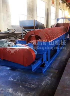 矿用泥沙分离机全自动不锈钢聚氨酯耐腐蚀酸性螺旋分级机1m直径