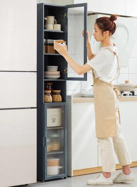 餐边柜子简易厨房橱柜家用组合多功能碗柜收纳餐具柜靠墙储物柜子