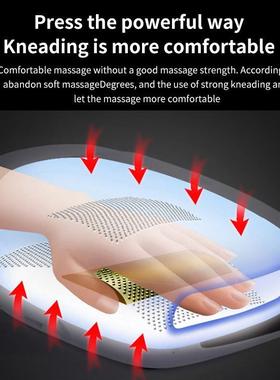 爆款手部按摩器热敷气囊按压无线充电便捷加热电动手部按摩仪