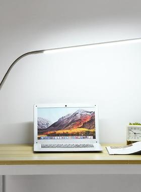 led夹子台灯护眼金属台灯折叠长臂阅读学习办公美甲纹绣灯