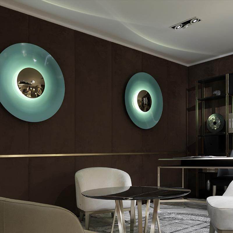 北欧设计师样板间公寓民宿客厅餐厅书房卧室床头玄关过道飞碟壁灯,淘宝优惠券,粉丝福利购,淘宝优惠卷