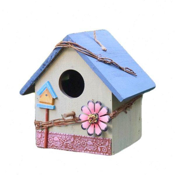 花园装饰户外庭院实木房子鸟窝鸟屋阳台布置壁挂家居造景摆件,淘宝优惠券,粉丝福利购,淘宝优惠卷