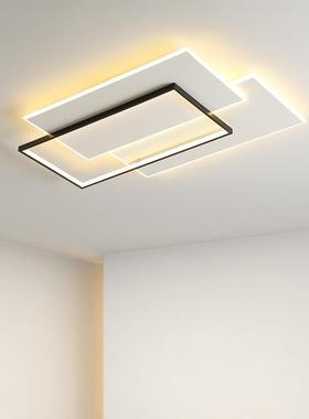 客厅灯简约现代大气创意极简长方形led吸顶灯北欧2025新款卧室灯