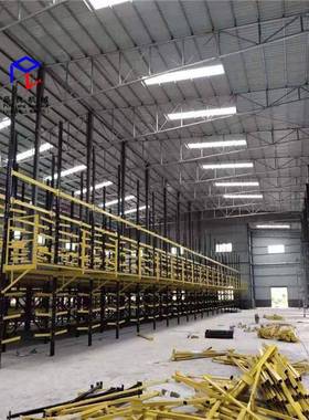 现货悬臂阁楼货架二层平台货架重型货架平台立体仓库货架