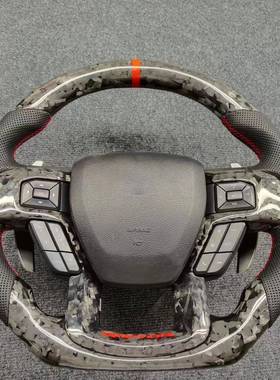 猛禽碳纤维方向盘改装F150二代三代Ranger加工供应工厂