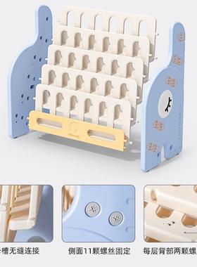 曼龙儿童书架宝宝玩具收纳架幼儿园储物柜婴儿维尔象绘本架