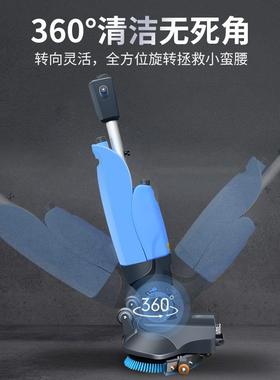 史沃斯V1手推式洗地机商用扫地机小型扫拖一体商场超市拖地机