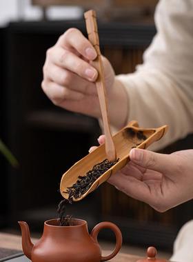 手工竹编六君子茶筒复古大漆收纳筒笔筒茶则茶针茶夹茶道零配件