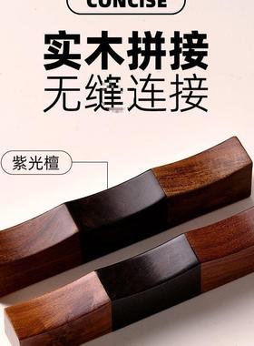 实木毛笔笔架笔挂笔搁笔山紫光檀笔托古风日式托陶瓷创意中国风简