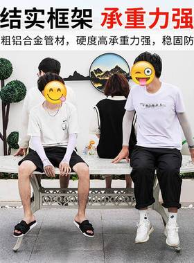 户外休闲阳台铸铝桌椅花园室外庭院别墅全铝休闲家具白色民宿桌椅