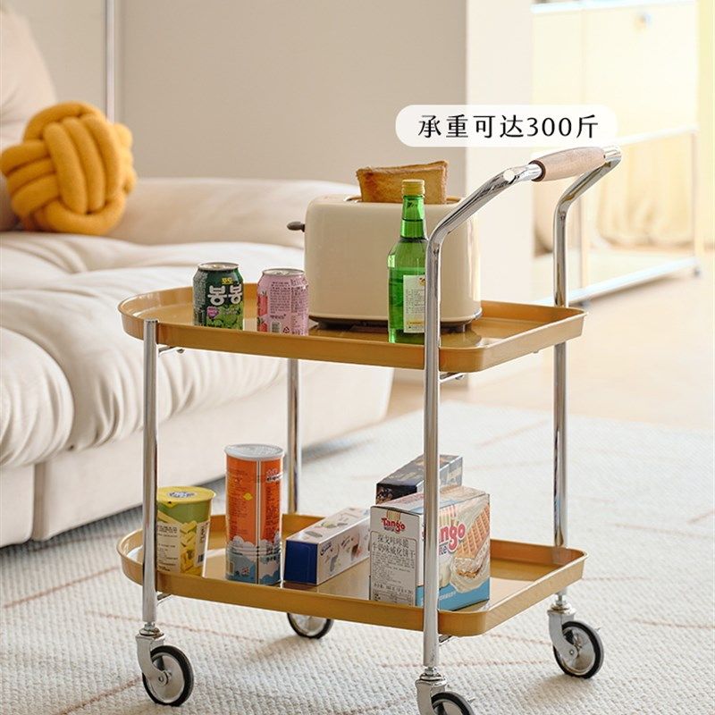 家用沙发边几可移动小茶几网红小推车迷你奶油风小桌子创意小边几,淘宝优惠券,粉丝福利购,淘宝优惠卷