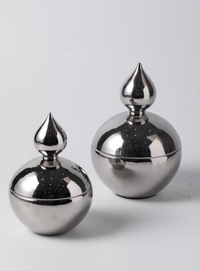 现代简约电镀金银色陶瓷储物罐摆件样板间茶几零食糖果收纳罐装饰