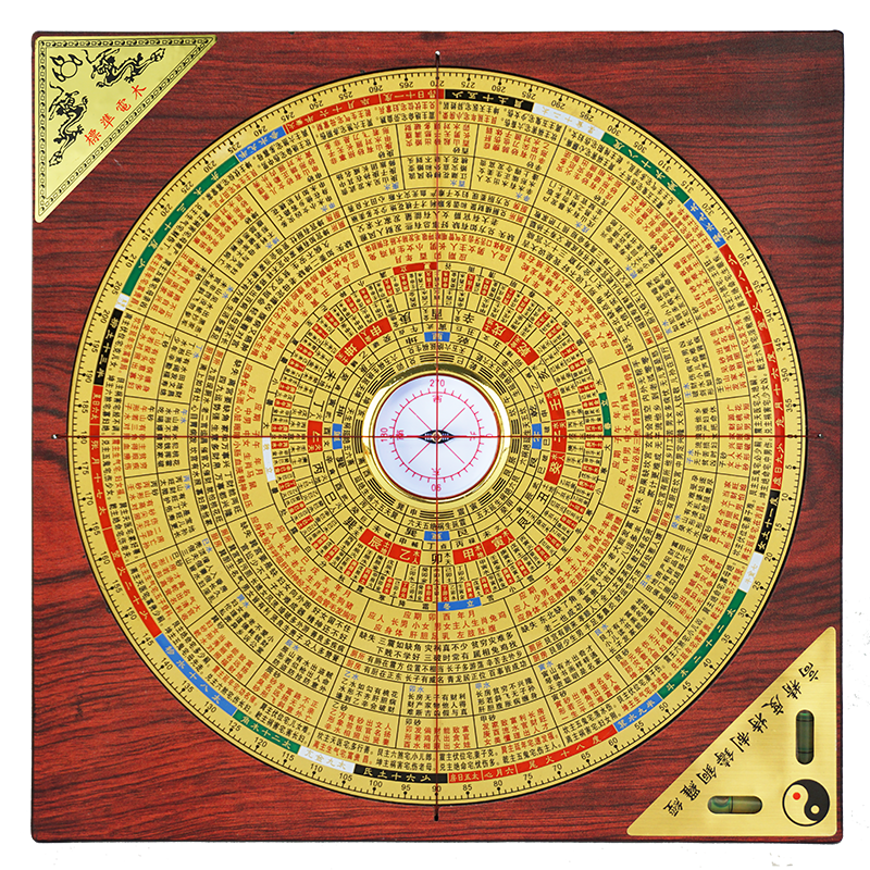 金锁玉关罗盘高精度专业砂水过路走马随身八卦指南针定位罗经仪,淘宝优惠券,粉丝福利购,淘宝优惠卷