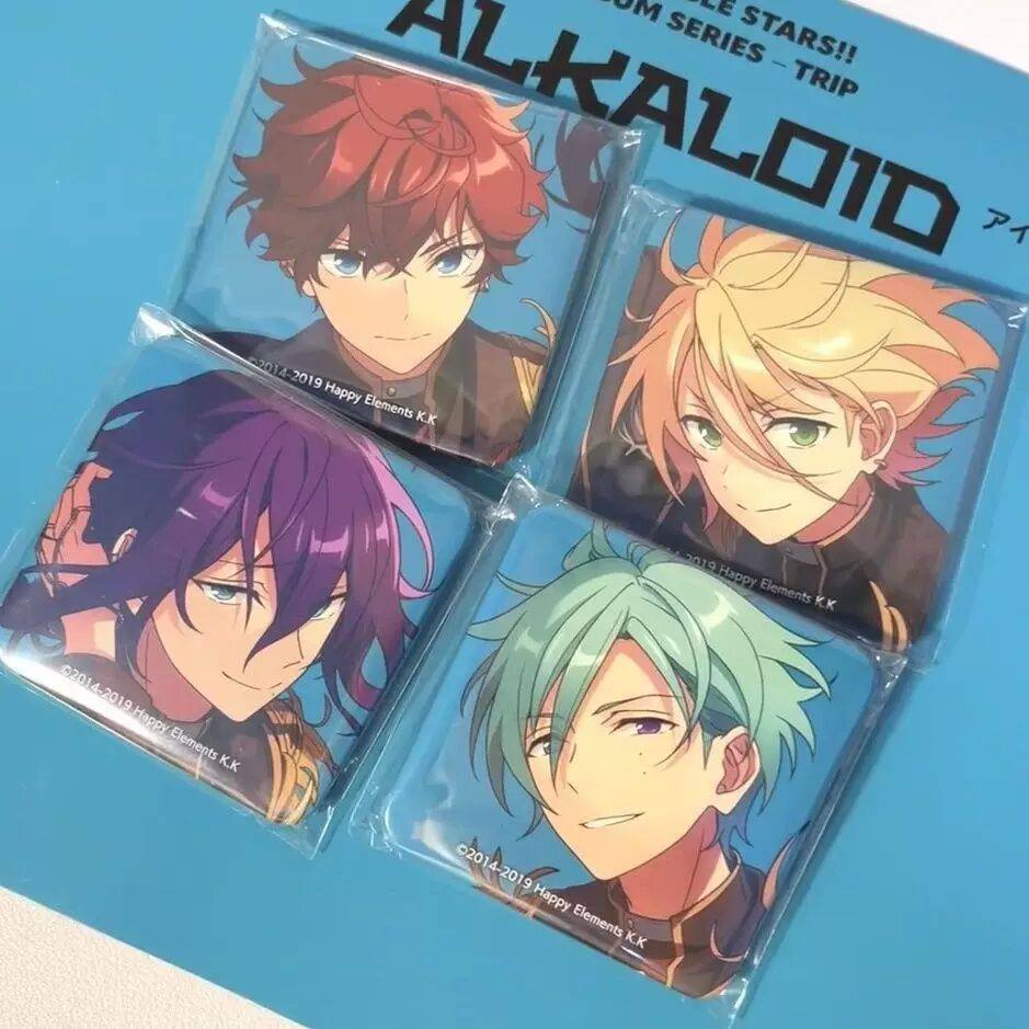 偶像梦幻祭es 礼濑真宵trip人头方吧唧set专辑alkaloid生物碱徽章,淘宝优惠券,粉丝福利购,淘宝优惠卷