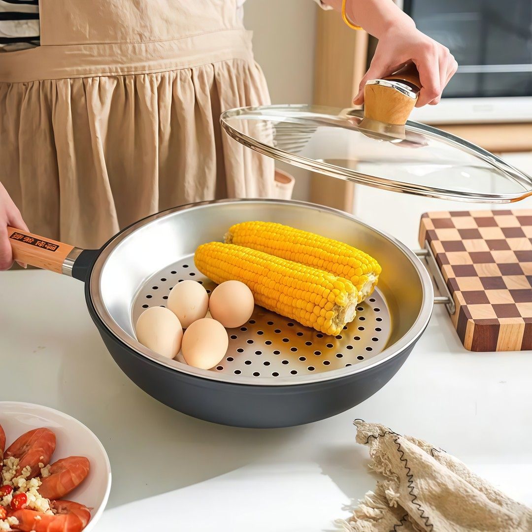 加厚不锈钢蒸盘家用厨房炒锅蒸锅蒸架铁锅蒸格蒸屉锅蒸笼不锈钢件,淘宝优惠券,粉丝福利购,淘宝优惠卷