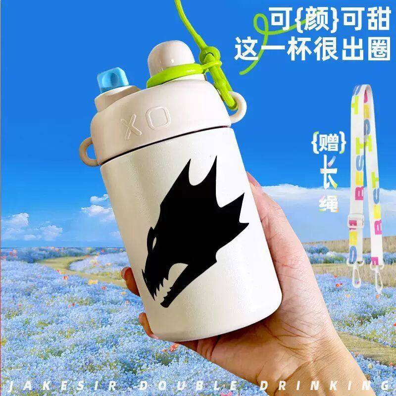 战锤40k星际战士双饮保温杯吸管水杯大容量不锈钢学生便携,淘宝优惠券,粉丝福利购,淘宝优惠卷