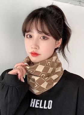 秋冬季围脖女挂耳防风面罩