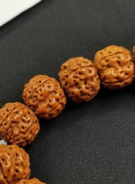 金刚菩提帝王龙手串梅花桩菩提子手串帝王花男女士佛珠文玩手链厂