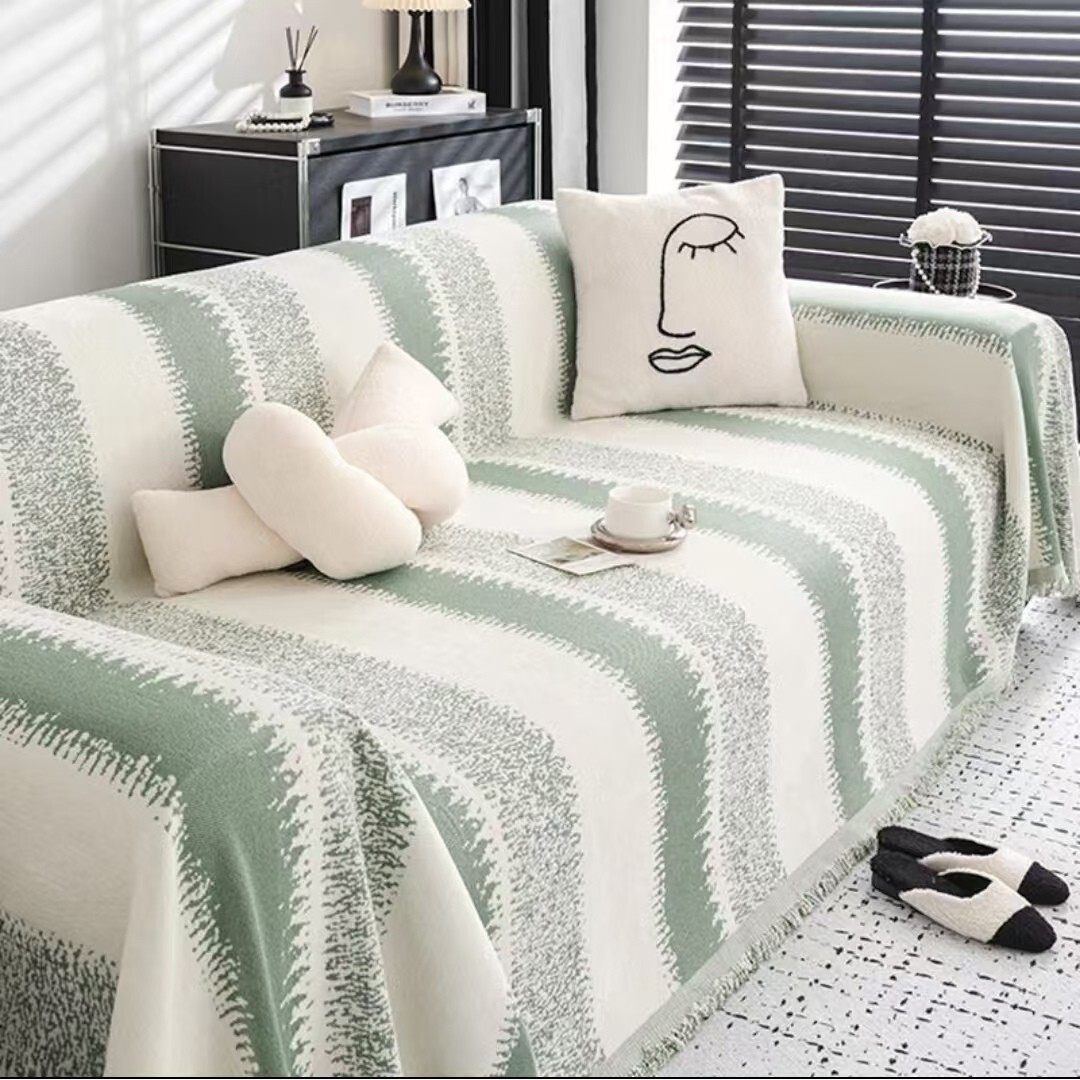 《繁星》雪尼尔沙发巾现代防滑简约沙发盖布一片式全盖沙发套罩,淘宝优惠券,粉丝福利购,淘宝优惠卷