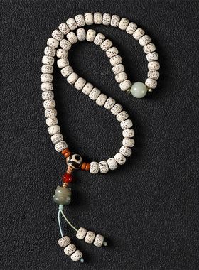 文艺国潮星月菩提子佛珠手链文玩云南西藏民族风饰品念珠双圈手串