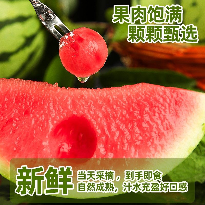 坏果包赔云南麒麟西瓜皮薄无籽当季新鲜水果满,淘宝优惠券,粉丝福利购,淘宝优惠卷
