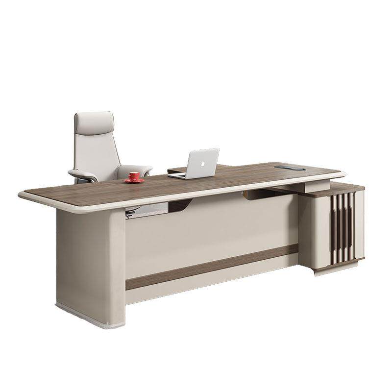 总裁老板桌简约现代主管经理桌轻奢办公室家具大班台办公桌椅组合,淘宝优惠券,粉丝福利购,淘宝优惠卷